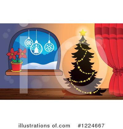 Royalty-Free (RF) Christmas Clipart Illustration by visekart - Stock Sample #1224667