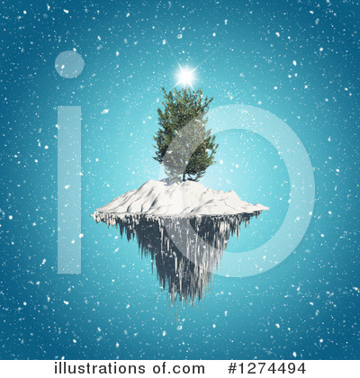 Floating Island Clipart #1274494 by KJ Pargeter