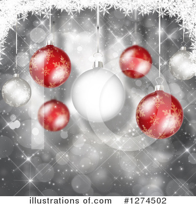 Christmas Bulbs Clipart #1274502 by KJ Pargeter