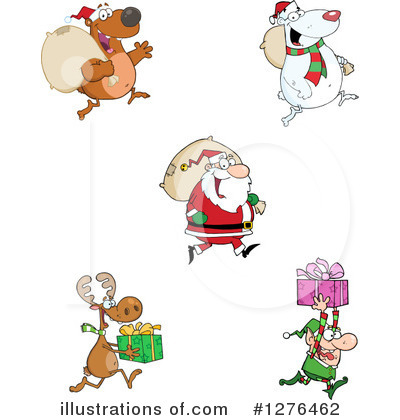 Royalty-Free (RF) Christmas Clipart Illustration by Hit Toon - Stock Sample #1276462