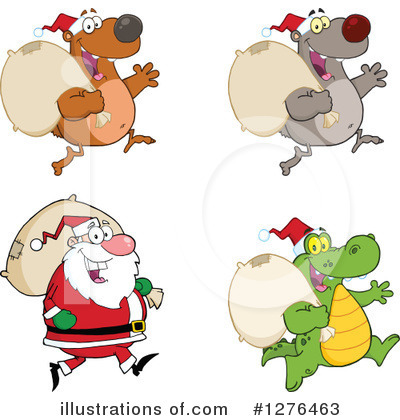 Royalty-Free (RF) Christmas Clipart Illustration by Hit Toon - Stock Sample #1276463