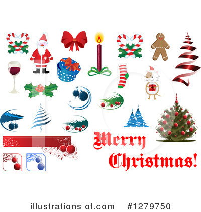 Royalty-Free (RF) Christmas Clipart Illustration by Vector Tradition SM - Stock Sample #1279750