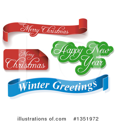 Christmas Banner Clipart #1351972 by dero