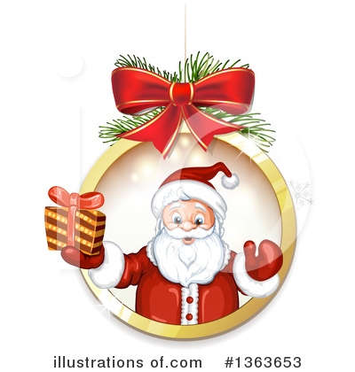Christmas Bulb Clipart #1363653 by merlinul