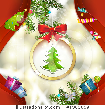 Royalty-Free (RF) Christmas Clipart Illustration by merlinul - Stock Sample #1363659