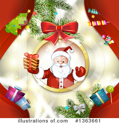 Royalty-Free (RF) Christmas Clipart Illustration by merlinul - Stock Sample #1363661