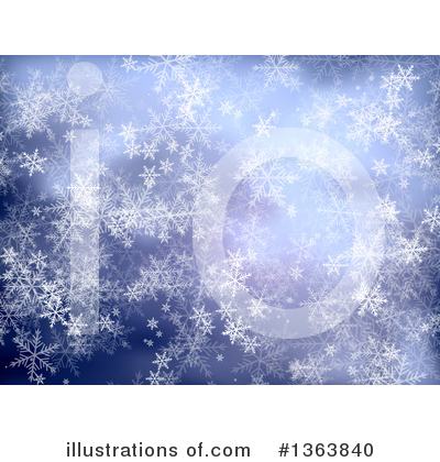 Snowflake Background Clipart #1363840 by vectorace
