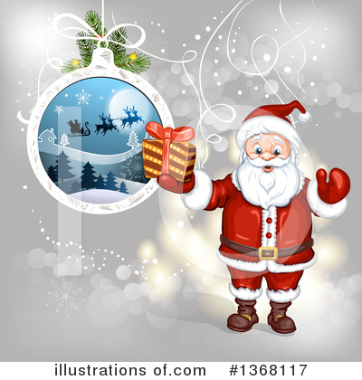 Royalty-Free (RF) Christmas Clipart Illustration by merlinul - Stock Sample #1368117