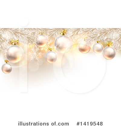 Christmas Tree Clipart #1419548 by AtStockIllustration