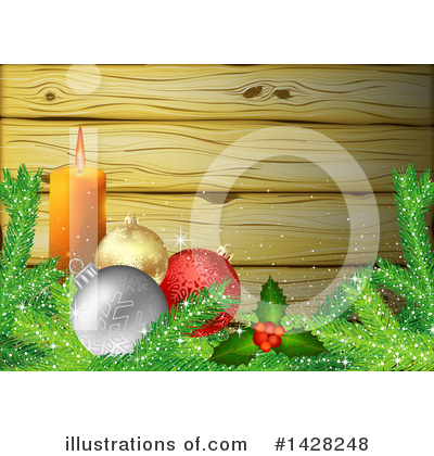 Christmas Holly Clipart #1428248 by dero