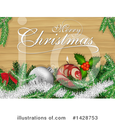 Christmas Holly Clipart #1428753 by dero
