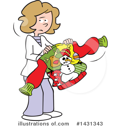 Royalty-Free (RF) Christmas Clipart Illustration by Johnny Sajem - Stock Sample #1431343