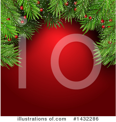 Christmas Tree Clipart #1432286 by KJ Pargeter