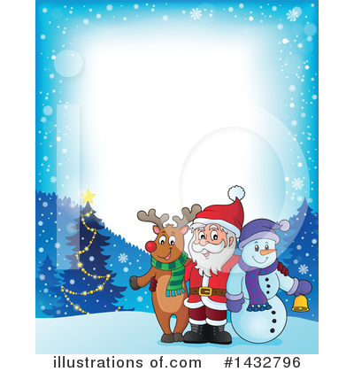 Royalty-Free (RF) Christmas Clipart Illustration by visekart - Stock Sample #1432796