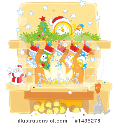 Royalty-Free (RF) Christmas Clipart Illustration by Alex Bannykh - Stock Sample #1435278