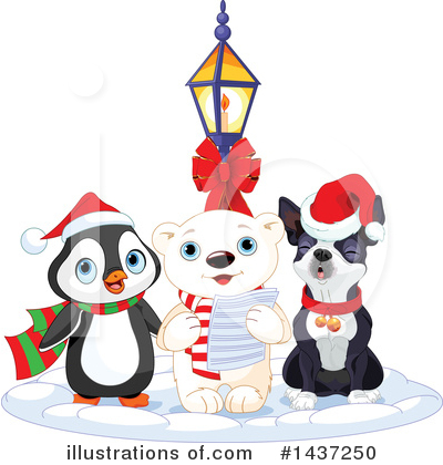 Royalty-Free (RF) Christmas Clipart Illustration by Pushkin - Stock Sample #1437250