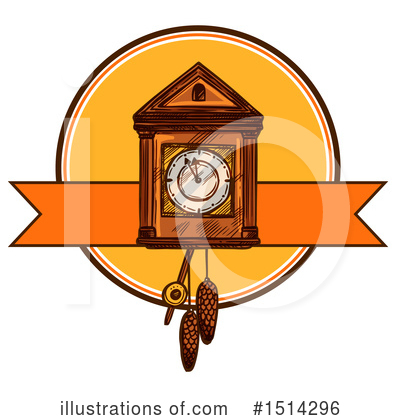 Cuckoo Clock Clipart #1514296 by Vector Tradition SM