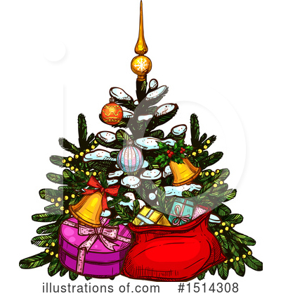 Royalty-Free (RF) Christmas Clipart Illustration by Vector Tradition SM - Stock Sample #1514308