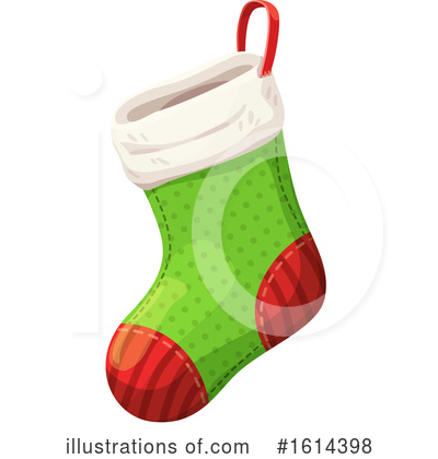 Christmas Stocking Clipart #1614398 by Vector Tradition SM