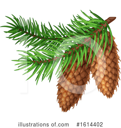 Christmas Tree Clipart #1614402 by Vector Tradition SM