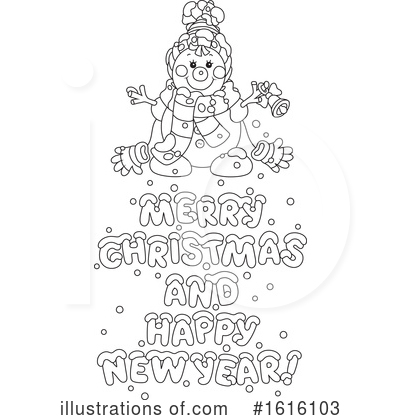 Royalty-Free (RF) Christmas Clipart Illustration by Alex Bannykh - Stock Sample #1616103