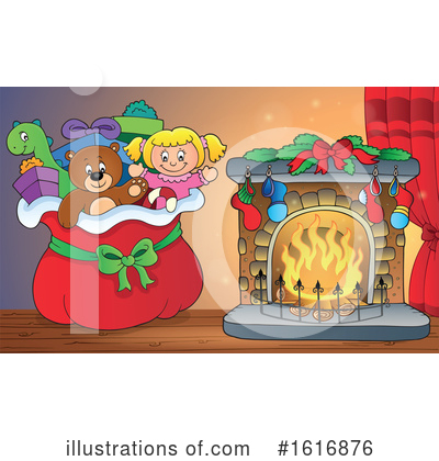 Fireplace Clipart #1616876 by visekart