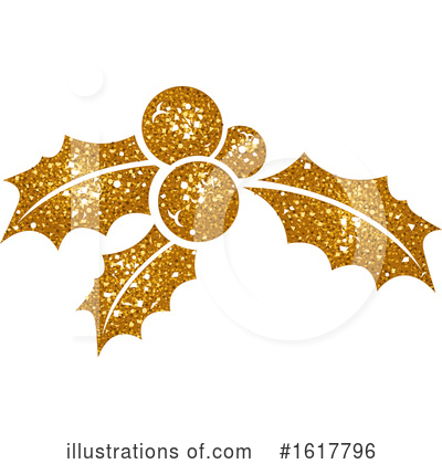 Christmas Holly Clipart #1617796 by dero