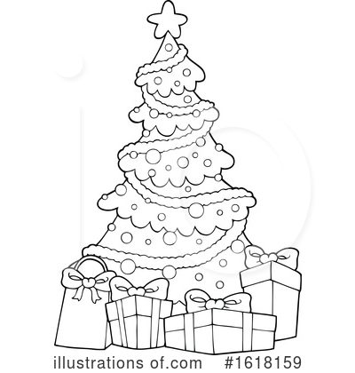 Royalty-Free (RF) Christmas Clipart Illustration by visekart - Stock Sample #1618159