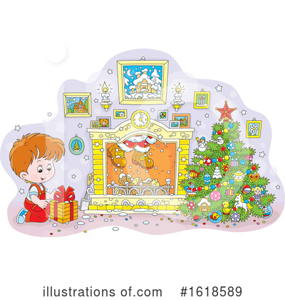 Royalty-Free (RF) Christmas Clipart Illustration by Alex Bannykh - Stock Sample #1618589