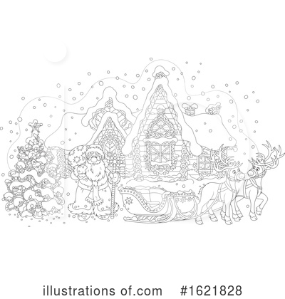 Royalty-Free (RF) Christmas Clipart Illustration by Alex Bannykh - Stock Sample #1621828