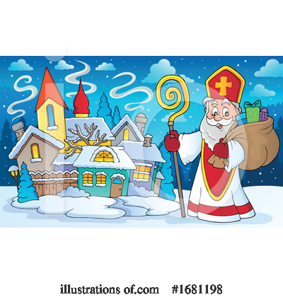 Royalty-Free (RF) Christmas Clipart Illustration by visekart - Stock Sample #1681198