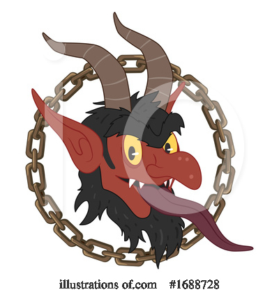 Krampus Clipart #1688728 by BNP Design Studio