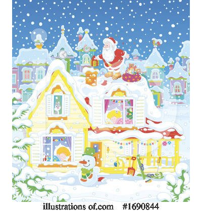 Royalty-Free (RF) Christmas Clipart Illustration by Alex Bannykh - Stock Sample #1690844