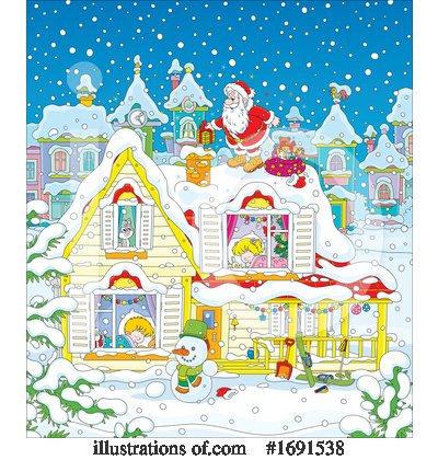 Royalty-Free (RF) Christmas Clipart Illustration by Alex Bannykh - Stock Sample #1691538