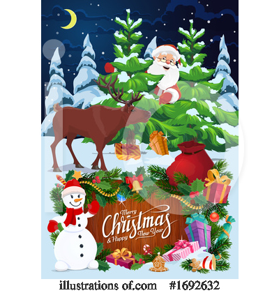 Royalty-Free (RF) Christmas Clipart Illustration by Vector Tradition SM - Stock Sample #1692632