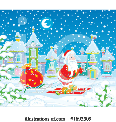 Royalty-Free (RF) Christmas Clipart Illustration by Alex Bannykh - Stock Sample #1693509