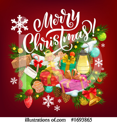 Christmas Tree Clipart #1693865 by Vector Tradition SM