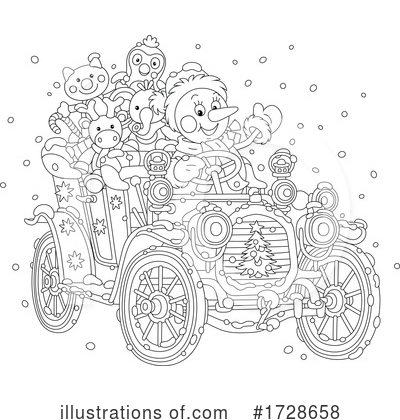 Royalty-Free (RF) Christmas Clipart Illustration by Alex Bannykh - Stock Sample #1728658