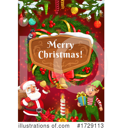 Royalty-Free (RF) Christmas Clipart Illustration by Vector Tradition SM - Stock Sample #1729113
