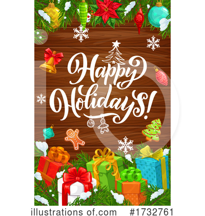 Happy Holidays Clipart #1732761 by Vector Tradition SM