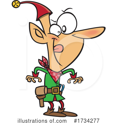 Royalty-Free (RF) Christmas Clipart Illustration by toonaday - Stock Sample #1734277