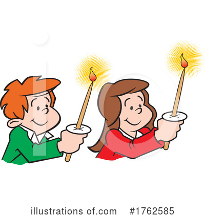 Christmas Candle Clipart #1762585 by Johnny Sajem