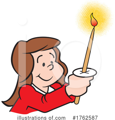 Christmas Candle Clipart #1762587 by Johnny Sajem
