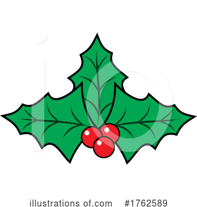 Holly Clipart #1762589 by Johnny Sajem
