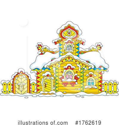Christmas House Clipart #1762619 by Alex Bannykh