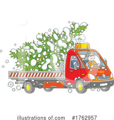 Christmas Tree Clipart #1762957 by Alex Bannykh