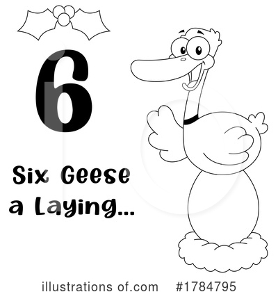 Goose Clipart #1784795 by Hit Toon