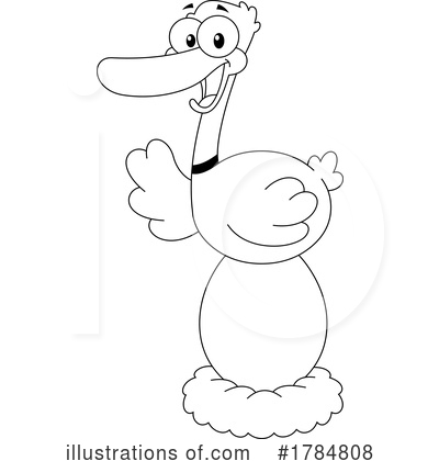 Goose Clipart #1784808 by Hit Toon