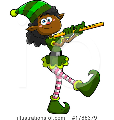 Christmas Elf Clipart #1786379 by Hit Toon