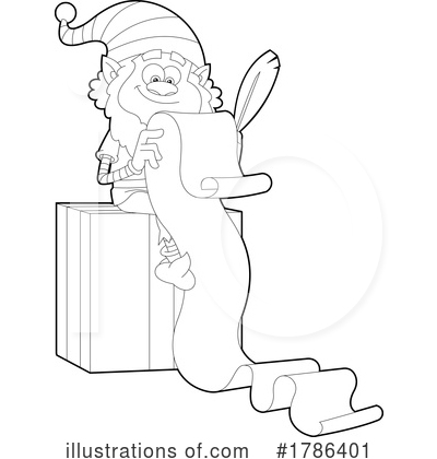 Royalty-Free (RF) Christmas Clipart Illustration by Hit Toon - Stock Sample #1786401